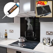 Glass Splashbacks Black Coffee