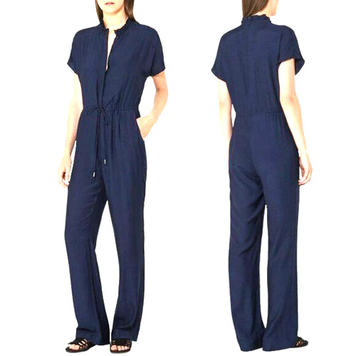 Reiss marinella jumpsuit navy - marinella,