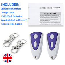 2pcs Garage Door Remote