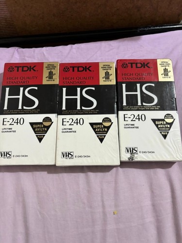 Tdk e240 vhs super avilyn - tdk,