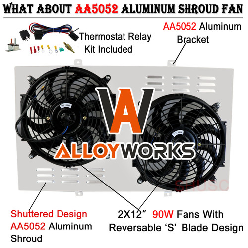 Shroud electric fan - fan, for