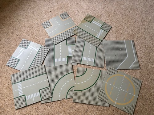 Lego road plate bulk lot - road,