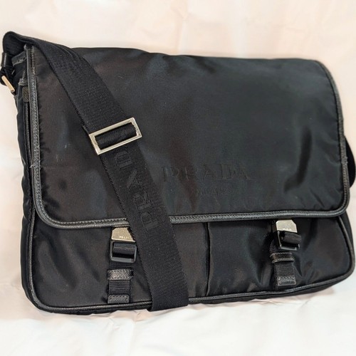 Prada k501 nylon messenger bag - prada,