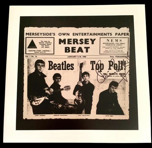 Signed the beatles pete best - signed,