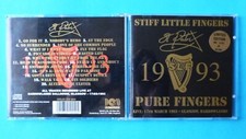 STIFF LITTLE FINGERS - St Patrix Pure Fingers Live - Limited Edition CD + Poster