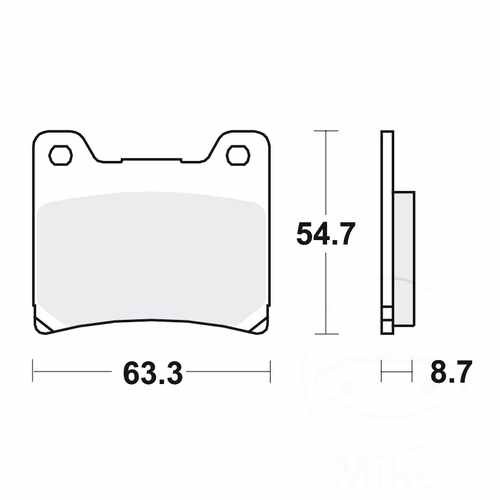 Trw brake pads sintered rear - trw,