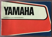 YAMAHA OUTBOARD MOTOR Instruction Handbook OCT 1977 DUTCH TEXT
