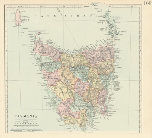 Tasmania counties stanford - tasmania, in