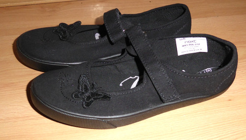 Next girls black canvas - next,