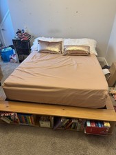 Double bed with storage - double,