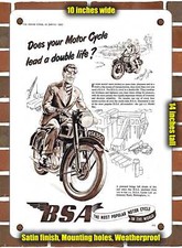 Metal Sign - 1952 BSA 350 CC