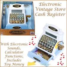 Cash register toy - cash,