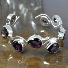 Purple Amethyst Gemstone 925
