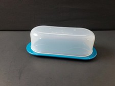 Tupperware Butter Single Stick Dish Aquamarine Blue New