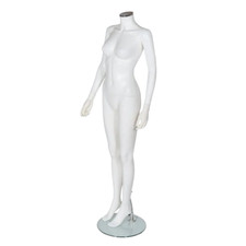 Female Mannequin Full Body Retail Shop Display Fashion Headless White