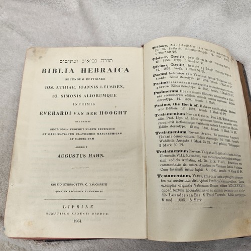 Biblia hebraica hebrew bible - biblia,