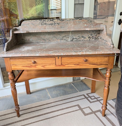 Antique french marble top - antique,