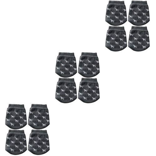 12pcs grey cotton chair foot - grey,