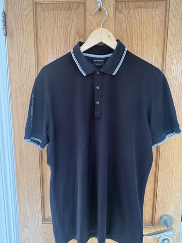 Galvin green black polo top - green,