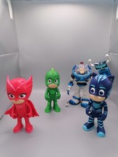 disney juniors PJ Mask talking figures & Buzz lightyear