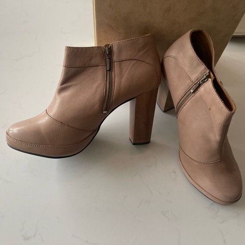 Shoes leather size 7 - size, clay