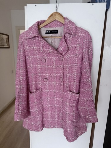 Zara pink tweed short - zara,