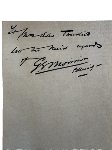 George ernest morrison - george, of