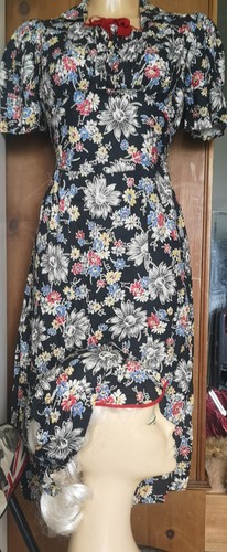 Vintage 1930s dress 40s - vintage,