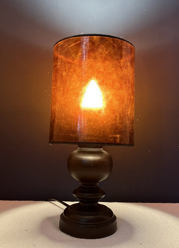 Wooden table lamp - wooden,