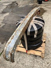 VW Bay Window Camper / Bus Rear Bumper & Brackets 72-79. Ratty / Patina