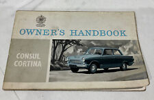 FORD CONSUL CORTINA CAR USER