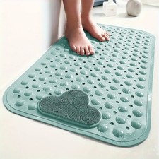 Anti Mold Rubber Shower Mat Non Slip Bathtub Strong Suction Extra Large Bath Mat