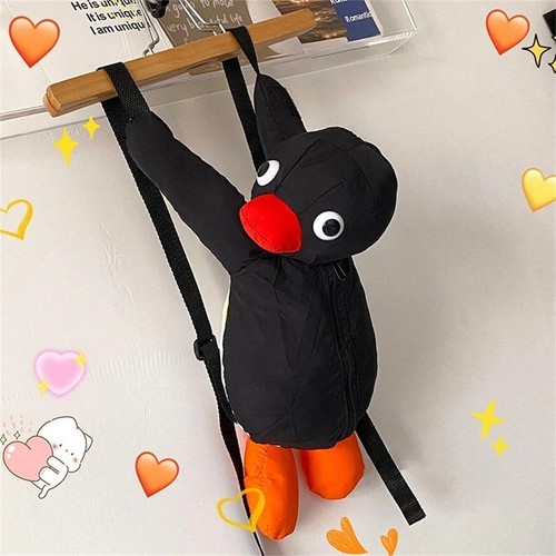 Animal penguin plush backpack - animal,