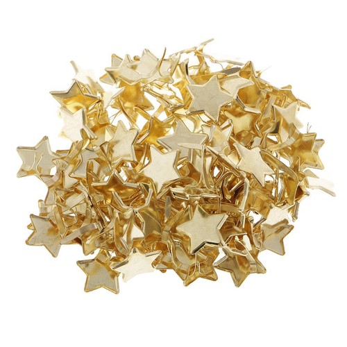 100pcs metal star - 100pcs, brads