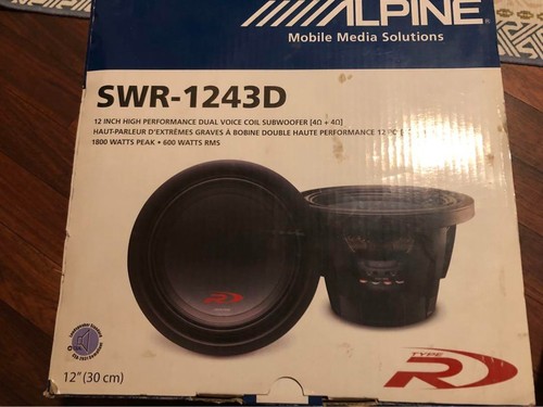 Alpine swr 1243d - alpine, type-r