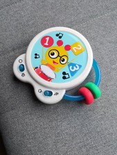 Baby Einstein Tiny Tempo Musical Toy Drum, Ages 3+ Months, Bead Chaser