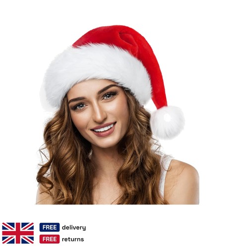 Christmas santa hat adults - hat,