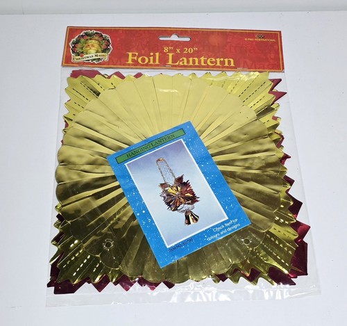 Vintage foil lantern - vintage,