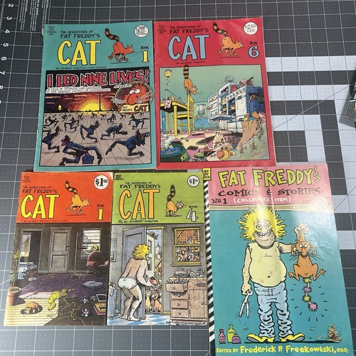 Fat freddy cat comics - fat,