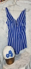 1950 Rare Striped swimsuit &