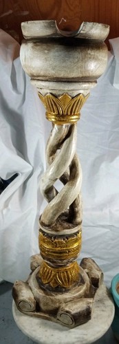 Vintage plant candle stand - vintage, 23