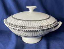 Wedgwood Colonnade Vegetable Tureen Black & White R4340