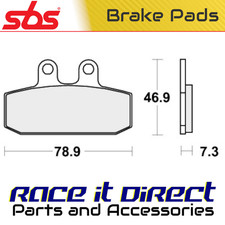 Brake Pads for CAGIVA ROADSTER 125 521 1994-1997 Front Street SBS