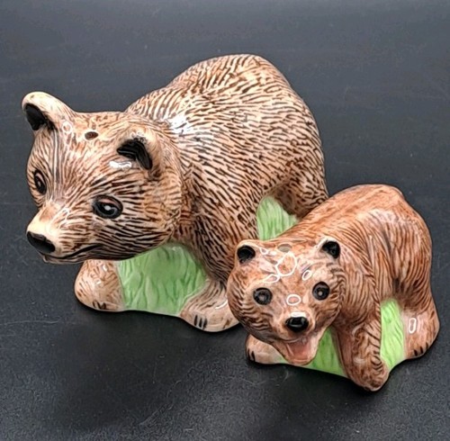Vintage ceramic brown - brown, bear