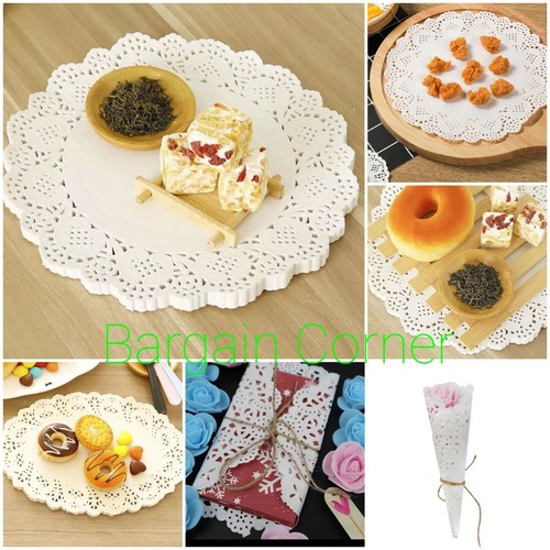 Round paper doilies - round, table