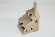 Damaged Destroyed Building French Normandy House 20mm Wargaming  WW2 WW1 (10)