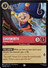 130/204 COGSWORTH CLIMBING CLOCK EN7 COMMON DISNEY LORCANA CARD