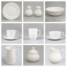 White bone china crockery