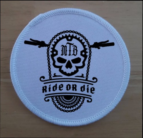 Biker ride die patch - die,