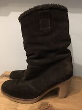 Bhs Womens Brown Suede Boots